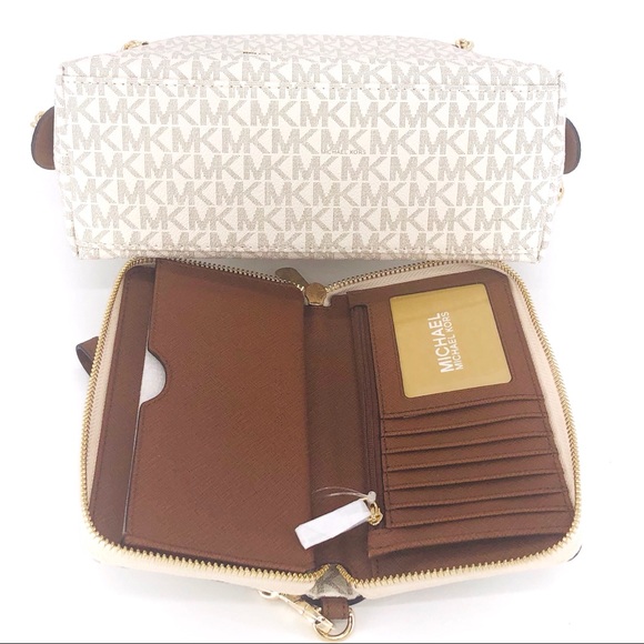 3PCS Michael Kors Jet Set Messenger Wallet Charms - Picture 5 of 8